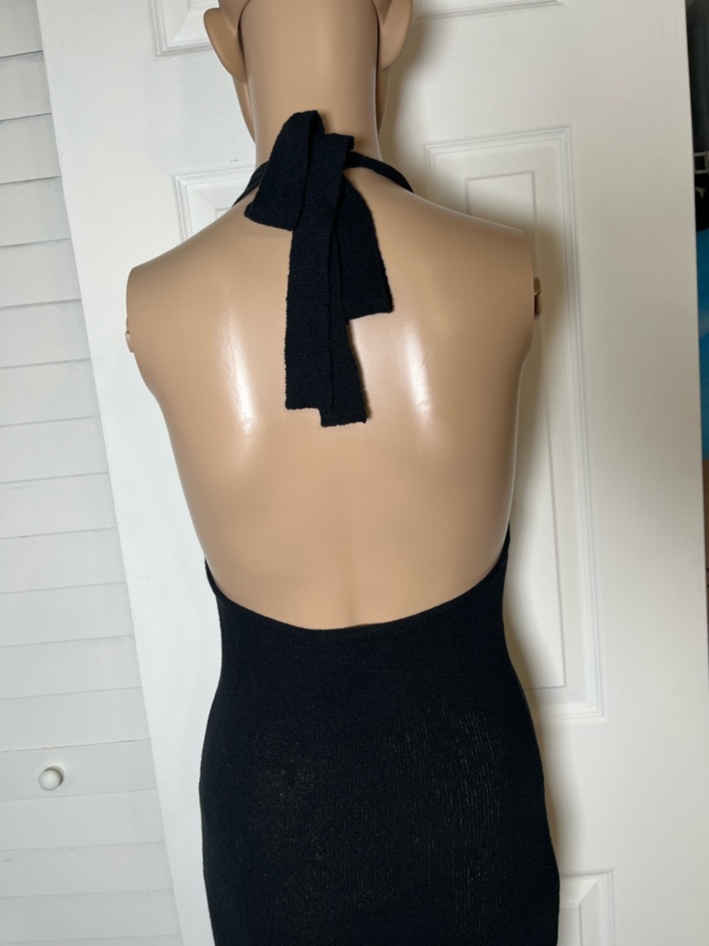 Meshki Black Halter Maxi Dress - Picture 6 of 16